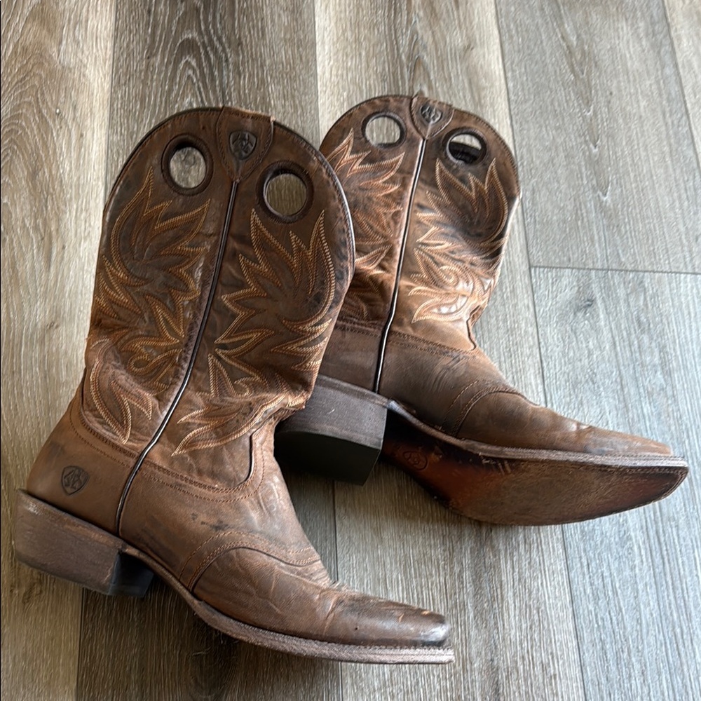 Ariat Brown Western Cowboy Boots